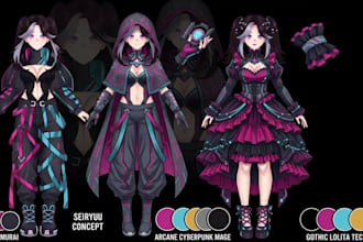 create vrc avatar, vr character, anime avatar