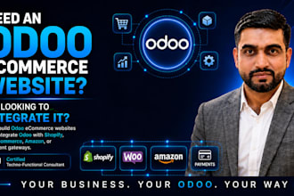 be your odoo developer for odoo e commerce website and integration