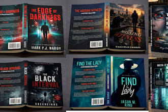 design psychological thriller, mystery, crime and suspense book cover