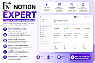 notion, notion expert notion template notion workspace notion dashboard