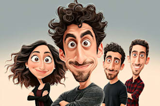 draw a caricature of you or your team