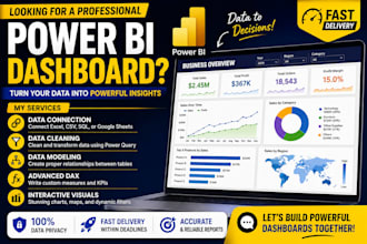 build expert power bi dashboards and dynamic reports for your business