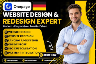 use onepage to design one page io and be your onepage expert