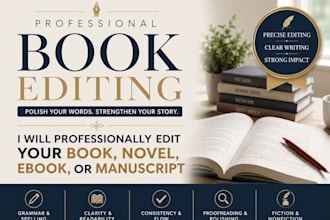your professional book editor for book editing