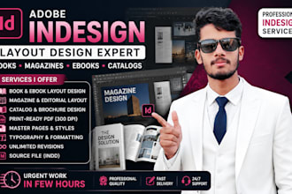 design book layout in adobe indesign