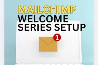 set up email welcome series in mailchimp