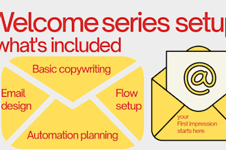 set up email welcome series in mailchimp
