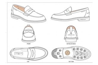 sneaker tech pack shoe design