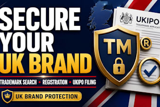 secure your UK brand with trademark search, registration and ukipo filing