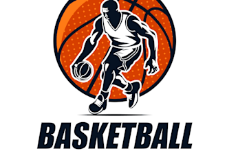 make custom sports logo design with branding