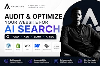 audit, fix and optimize your website for ai search, GEO, aeo and llmo