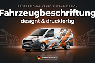 design your vehicle wrap or car lettering print ready