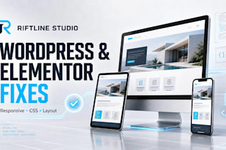 fix wordpress elementor responsive layout and CSS issues