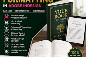 design your book interior, typesetting, and ebook layout