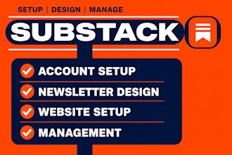 substack setup, branding, newsletter design, substack promotion