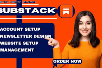substack setup, branding, newsletter design, substack promotion