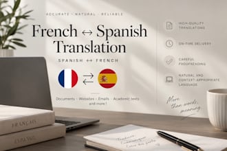 translate french to spanish and spanish to french