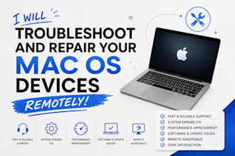 troubleshoot and repair macos remotely
