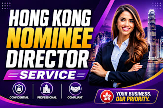 provide hong kong nominee director, company formation service