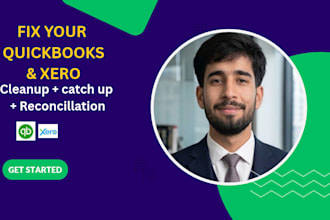 do quickbooks, xero bookkeeping and financial data entry