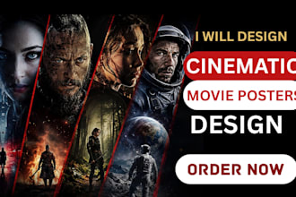 design cinematic movie poster design film poster design flyer design