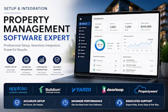 setup appfolio buildium yardi doorloop propertyware property software