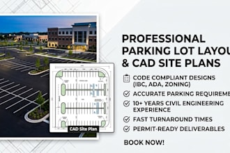 do parking requirement calculations for civil engineering permits