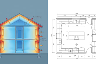 heat loss calculation hvac load manual j kitchen layout floor plan design