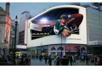create viral 3d anamorphic billboard ads