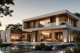 professional architectural renderiing and 3d exterior design lumion rendering