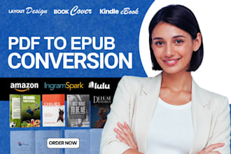 convert PDF to epub word to epub and format your kindle ebook