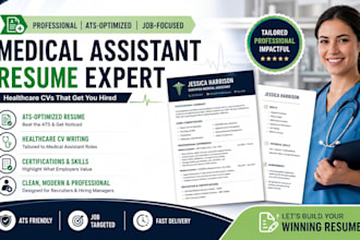 create a medical assistant resume with healthcare CV and ats optimization