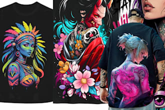 design custom y2k clothing  gen z clothing graphics for your fashion brand
