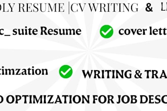 write an ats resume, executive resume, and linkedin profile