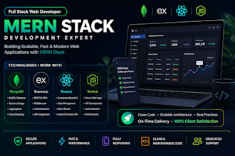 develop a website using the mern stack