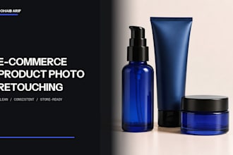 do ecommerce product photo editing and retouching