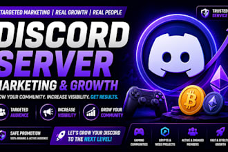 promote your discord server with targeted marketing and community growth