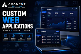 develop a custom web application for your business