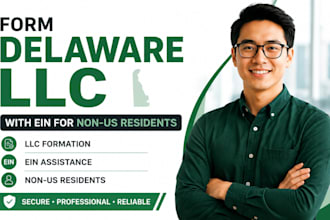form delaware llc with ein application for US resident