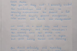 write bengali and english handwriting and assignment service