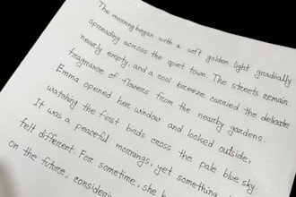 write anything with my beautiful handwritting
