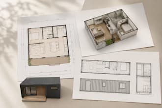 create custom adu floor plan, tiny house design and shipping container
