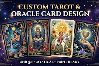 design custom tarot cards oracle cards and spiritual card decks