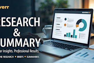 conduct research and write professional briefs and summaries