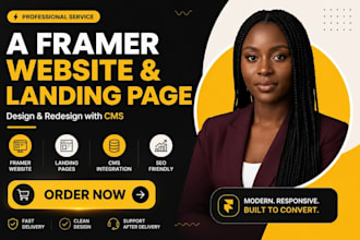 framer website design framer landing page design framer website development