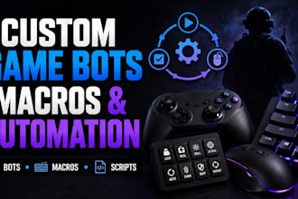 create custom game bots, macros, and automation scripts