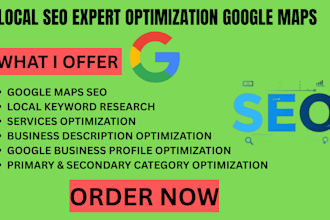 do local SEO expert optimization rank on google maps wordpress website backlinks
