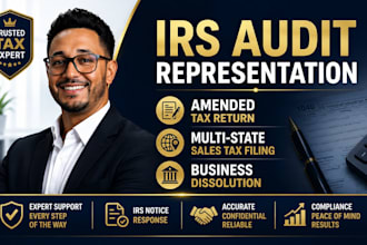 irs audit representation amended tax return multistate sales tax and dissolution