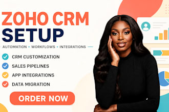 setup zoho CRM, zoho one, creator, zoho campaigns, zoho books, bigin and desk