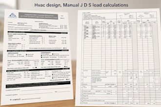 perform hvac cooling and heating load calculation using acca manual j